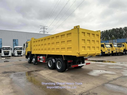 Sinotruck HOWO 25t-100t 8*4 دیزل استفاده شده حمل و نقل کامیون تحویل 12 چرخ کامیون