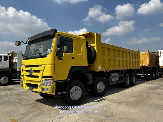 Sinotruck HOWO 25t-100t 8*4 دیزل استفاده شده حمل و نقل کامیون تحویل 12 چرخ کامیون