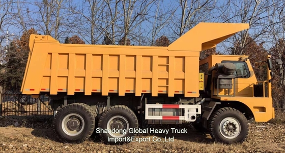 کامیون جدید 42 تن 6 * 4 375HP کامیون بزرگ استخراج معدن TL855B Nowa Gold Mine