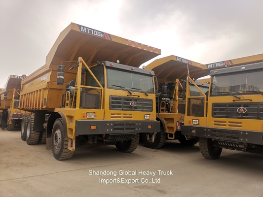 کامیون جدید 42 تن 6 * 4 375HP کامیون بزرگ استخراج معدن TL855B Nowa Gold Mine