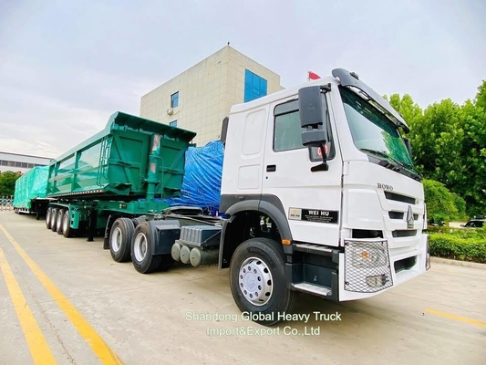 Sinotruk HOWO جدید / استفاده شده 371HP یورو 2 6X4 Rhd رانش سمت راست کامیون تریلر تراکتور کامیون