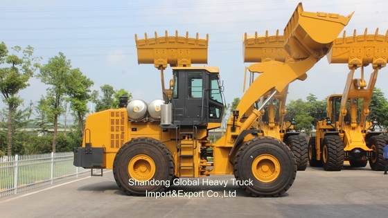 استفاده شده جدید OEM تراکتور ساختمانی هیدرولیک سنگین وظیفه 4 Wd مینی چرخ پیشانی بارگیری