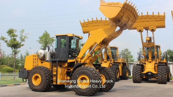استفاده شده جدید Zl958 OEM تراکتور ساختمانی هیدرولیک سنگین وظیفه 4 Wd مینی چرخ پیشانی بارگیری