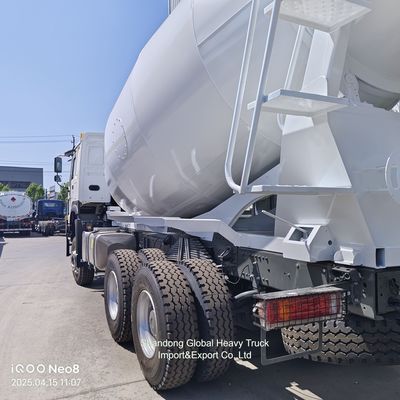 کامیون میکسر HOWO با موتور 371 اسب بخاری، حالت رانندگی 6X4 و ظرفیت 8-9 متر مکعب برای اختلاط کارآمد بتن