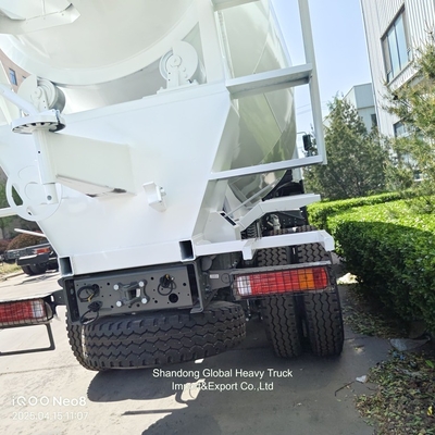 مخلوط کننده 10 چرخ HOWO 6X4 8cbm 9cbm 371HP کامیون مخلوط کن بتن