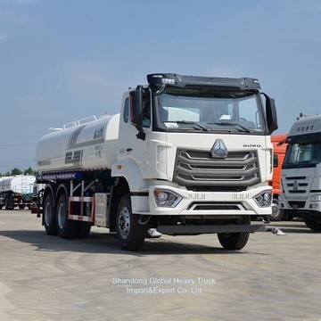 Sinotruk HOWO 6X4 کامیون تانکر آب 18000L 20000L 20tons آب پاشی اسپریکر تانکر کامیون