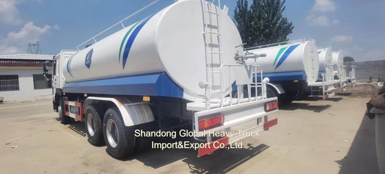 موتور دیزل Sinotruck HOWO 6X4 336HP HOWO 10 لاستیک 20000 لیتر اسپرینکر تانک آب کامیون
