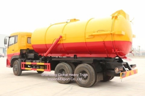 قیمت خوب خودروهای دونگفنگ 6*4 تانک آب فاضلاب آب فاضلاب پاک کننده کامیون