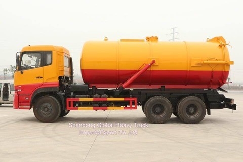 قیمت خوب خودروهای دونگفنگ 6*4 تانک آب فاضلاب آب فاضلاب پاک کننده کامیون