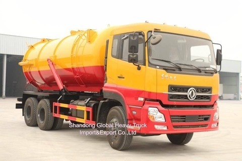 دونگفنگ 6*4 حالت بالا 290HP وانت آب فاضلاب آب فاضلاب آب فاضلاب