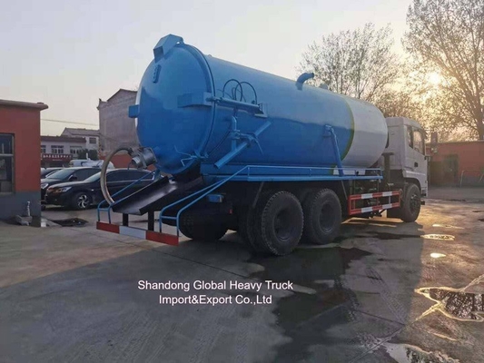 دونگفنگ 4cbm 4*2 کامیون مکش فاضلاب فاضلاب مکش خلاء تانکر کامیون