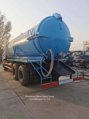 16cbm Shacman ماشین مکش مدفوع تانکر فاضلاب کامیون مکش فاضلاب کامیون