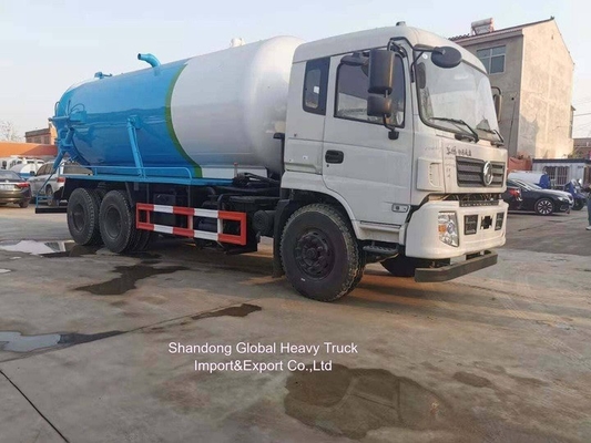 16cbm Shacman ماشین مکش مدفوع تانکر فاضلاب کامیون مکش فاضلاب کامیون
