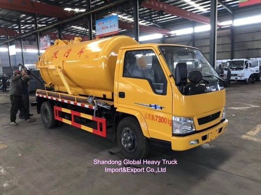 Dongfeng HOWO 4 × 2 کامیون مکش فاضلاب با ظرفیت مخزن 12m3 و موتور 190HP برای حذف موثر لجن