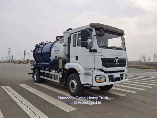 DONGFENG 4 * 2 5000L وانت فاضلاب خلاء با 280 اسب بخار برای جمع آوری موثر آشغال