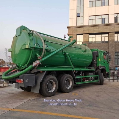 سینوتروک 371HP 18000L خلاء آب فاضلاب مکش تانکر کامیون قیمت کارخانه