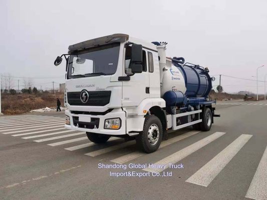 DONGFENG 4 * 2 5000L وانت فاضلاب خلاء با 280 اسب بخار برای جمع آوری موثر آشغال