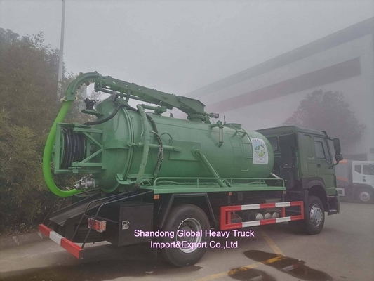 سینوتروک 371HP 18000L خلاء آب فاضلاب مکش تانکر کامیون قیمت کارخانه