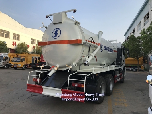شاکمن F3000 6X4 کامیون آب فاضلاب 20 متر مکعب حجم 300HP