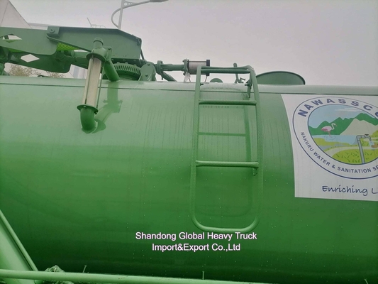 HOWO 371HP 6*4 کامیون جدید آب فاضلاب برای جمع آوری کارآمد