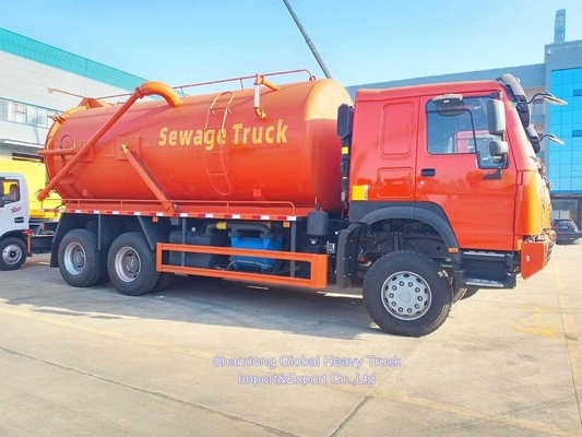 شاکمن F3000 6X4 کامیون آب فاضلاب 20 متر مکعب حجم 300HP