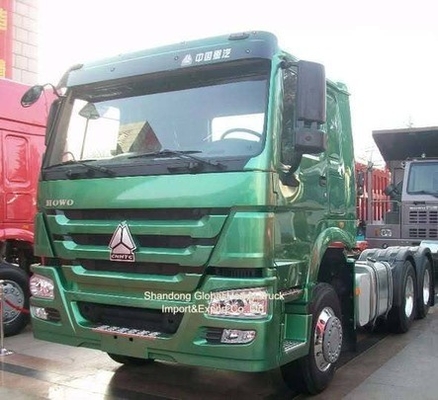 سینوتراک استفاده شده HOWO 6X4 12wheeler 371HP 375 420HP تراکتور کامیون Prime Mover تراکتور سر برای فروش