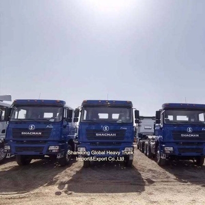 شاکمن تراکتور کامیون 6X4 تراکتور بار سنگین 371HP Prime Mover Dongfeng چرخ تراکتور کامیون