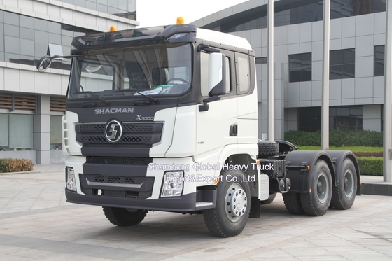 6X4 رانش چپ یا رانش راست 380HP Shacman F3000 تراکتور تریلر استفاده شده تراکتور سر کامیون