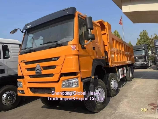 کیفیت خوب 371HP 375HP 6*4 10 چرخ استفاده شده HOWO کامیون زباله کامیون زباله برای بازار آفریقا