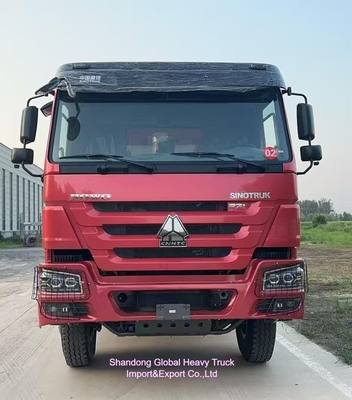 انتقال دستی Sinotruk HOWO 380 HP 6X4 کپی / دامپر / کامیون دامپ