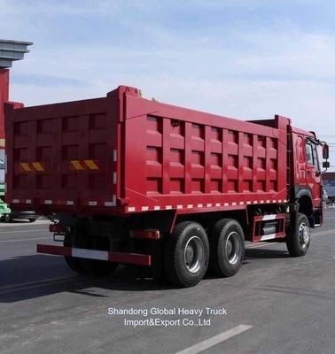 انتقال دستی Sinotruk HOWO 380 HP 6X4 کپی / دامپر / کامیون دامپ