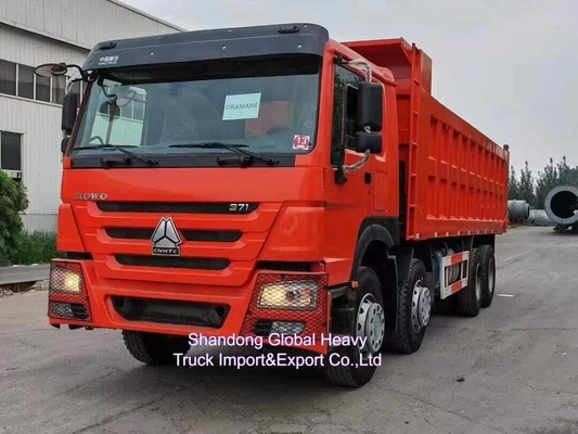 انتقال دستی Sinotruk HOWO 380 HP 6X4 کپی / دامپر / کامیون دامپ