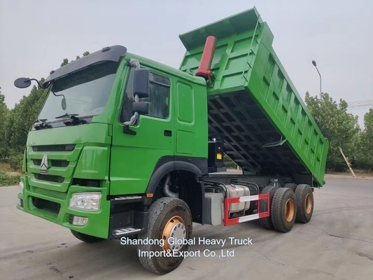 سینوتروک حمل و نقل ماسه دست دوم باربری سنگین استفاده شده هوآن A7 400HP 6 * 4 کامپلر کامپ