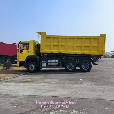 سینوتراک HOWO 6*4 10 چرخ 20m3 30 تن سنگین از کار گرفته شده است