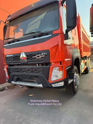 V7 کامپری Sinotruk HOWO 6 4 کامپری 30 تن کامپری برای فیلیپین آماده حمل