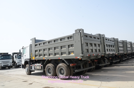 چگونه استفاده شده کامپ ران Sinotruck 6*4 تپپر دامپر قیمت کارخانه 10 چرخ