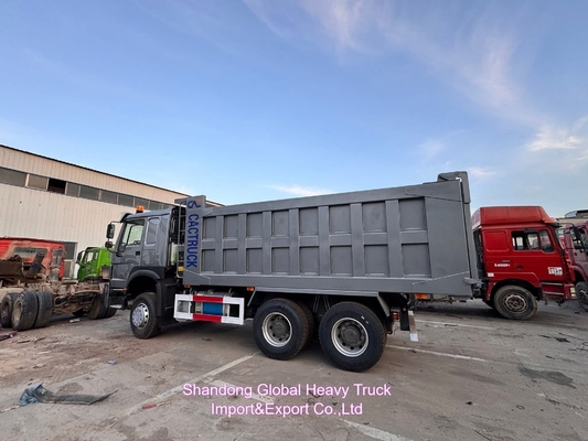 چگونه استفاده شده کامپ ران Sinotruck 6*4 تپپر دامپر قیمت کارخانه 10 چرخ