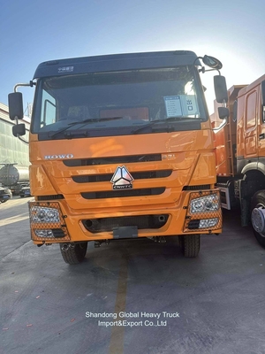 استفاده شده بازسازی شده راننده چپ دست سنگین نوع 6X4 HOWO کامپ 10 چرخ کامپ