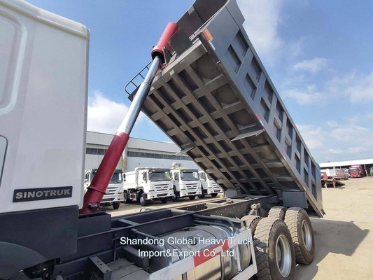 ماشین نقلیه 6X4 HOWO 10 چرخ سنگین 18 19 20cbm 20m3 کامیون های جدید استفاده شده