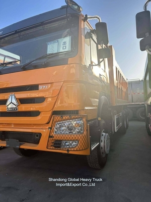 استفاده شده بازسازی شده راننده چپ دست سنگین نوع 6X4 HOWO کامپ 10 چرخ کامپ
