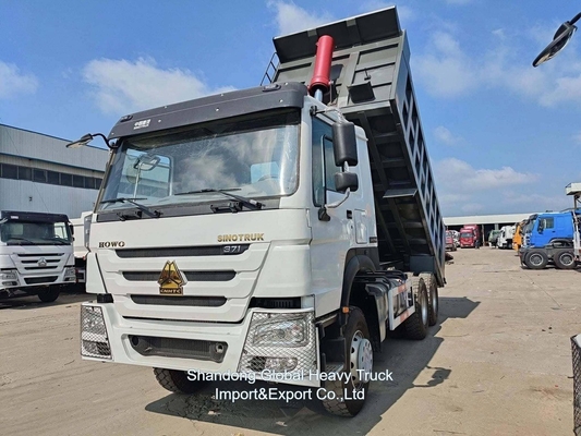 چگونه استفاده شده کامپ ران Sinotruck 6*4 تپپر دامپر قیمت کارخانه 10 چرخ