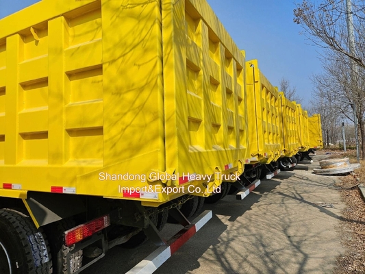 سینوتروک جدید HOWO 30 تن بار سنگین سینو کارگو 20cbm 6X4 371HP 380HP 400HP خارج از جاده دامپر / کامپ ترانسپورت برای حمل و نقل