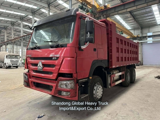 انتقال دستی Sinotruk HOWO 380 HP 6X4 کپی / دامپر / کامیون دامپ