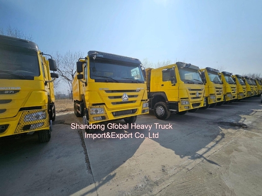 سینوتروک جدید HOWO 30 تن بار سنگین سینو کارگو 20cbm 6X4 371HP 380HP 400HP خارج از جاده دامپر / کامپ ترانسپورت برای حمل و نقل