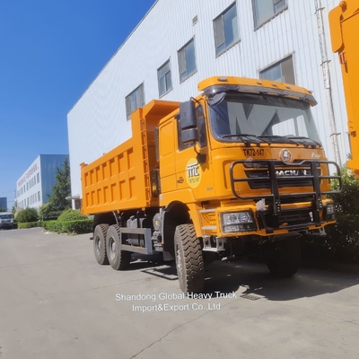 کامیون های کمپرسی شاکمن 371/380/400/430HP یورو 2 با عملکرد بالا برای کامیون های معدن سنگین