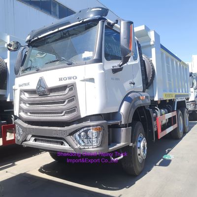 12 چرخ هوهان استفاده شده سینوتروک HOWO 8X4 Ex N Nx کامیون گمشده 371HP 380HP