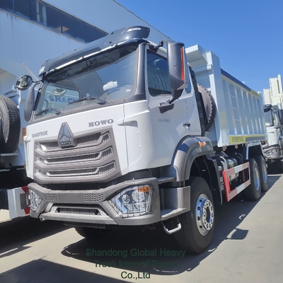 سینوتروک Nx 6X4 371HP 400HP Dumpertipper دیزل سینوتروک 10 چرخ 12 چرخ استفاده HOWO کامپ