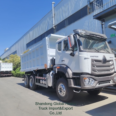 سینوتروک Nx 6X4 371HP 400HP Dumpertipper دیزل سینوتروک 10 چرخ 12 چرخ استفاده HOWO کامپ