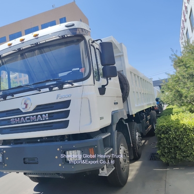 شاکمن 30m3 لارگو باکس 8X4 12 چرخ سنگین وظیفه کامپران 400HP موتور دیزل حالت جدید کامپران