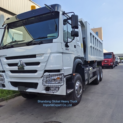 کامیون کمپرسی سینوتراک HOWO 371HP 336HP 371 اسب بخار 380 اسب بخار 12 چرخ 6X4 8X4 در شرایط خوب، کامیون کمپرسی HOWO